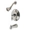 Kingston Brass KB3636AL Tub and Shower Faucet, Polished Nickel KB3636AL - alternate 1